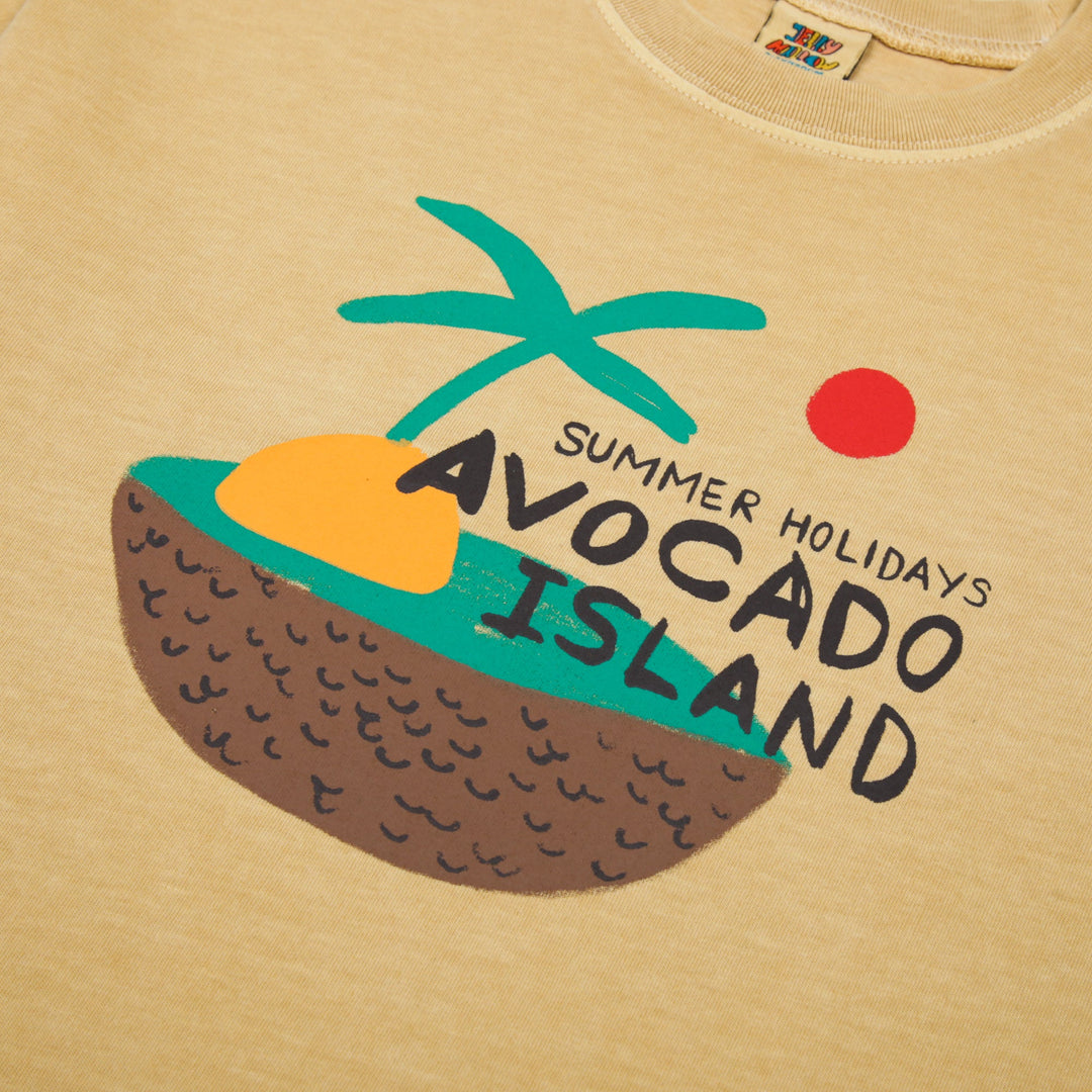 Avocado Island Pigment Tee by Jelly Mallow - Petite Belle