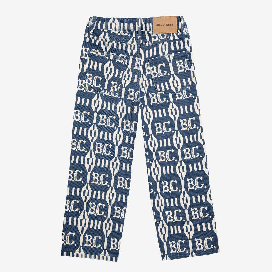 B.C. Vintage All Over Straight Pants by Bobo Choses - Petite Belle