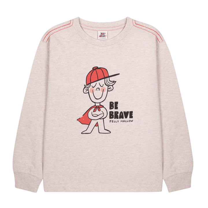 Be Brave Chain Long-Sleeve Tee by Jelly Mallow - Petite Belle