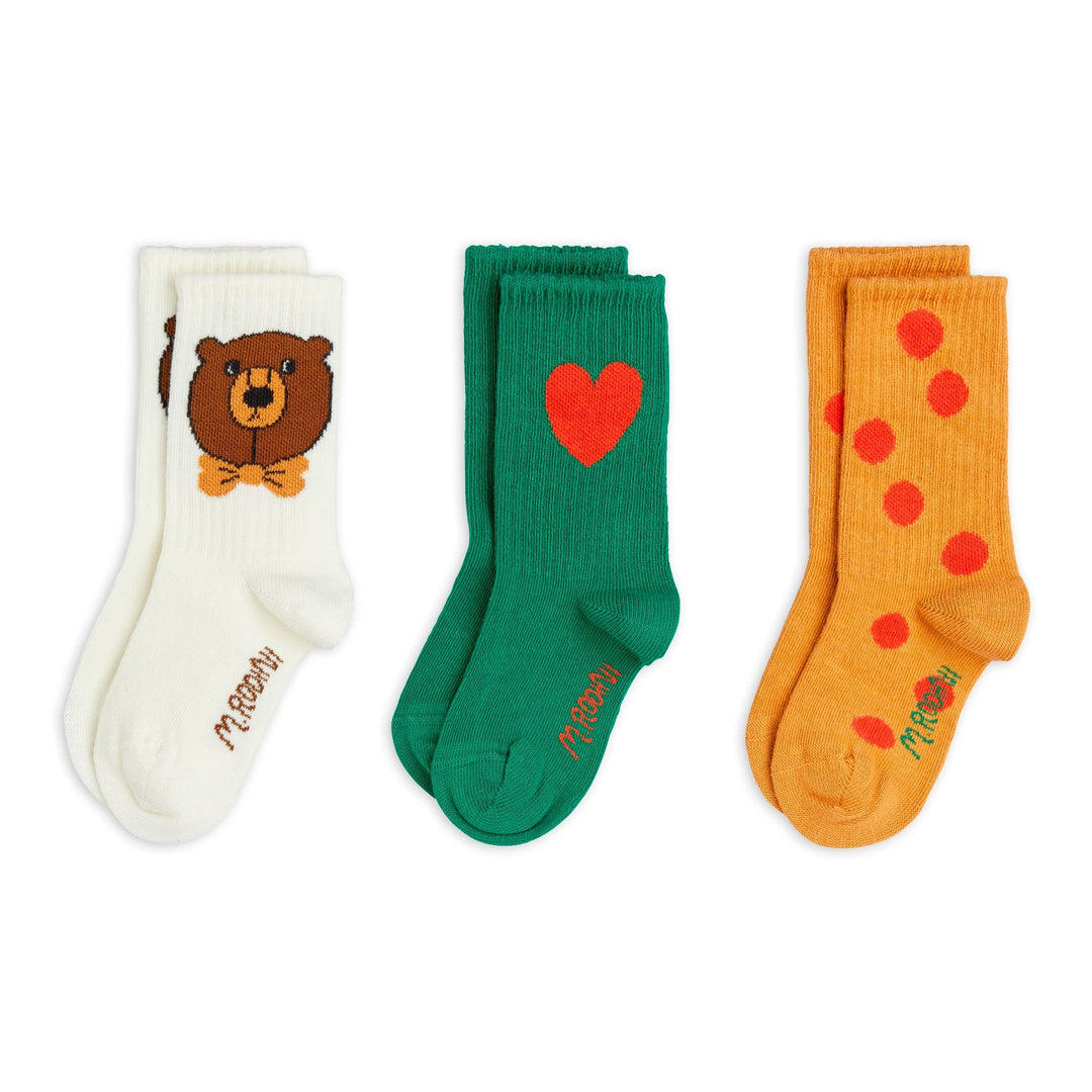 Bear 3 - pack Socks by Mini Rodini - Petite Belle