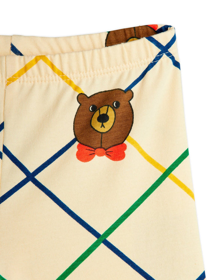 Bear Check Flared Trousers by Mini Rodini - Petite Belle