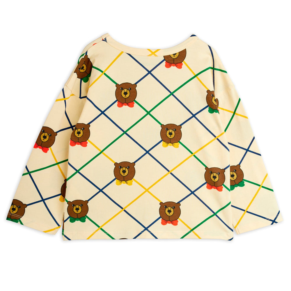 Bear Check Long Sleeve Tee by Mini Rodini - Petite Belle