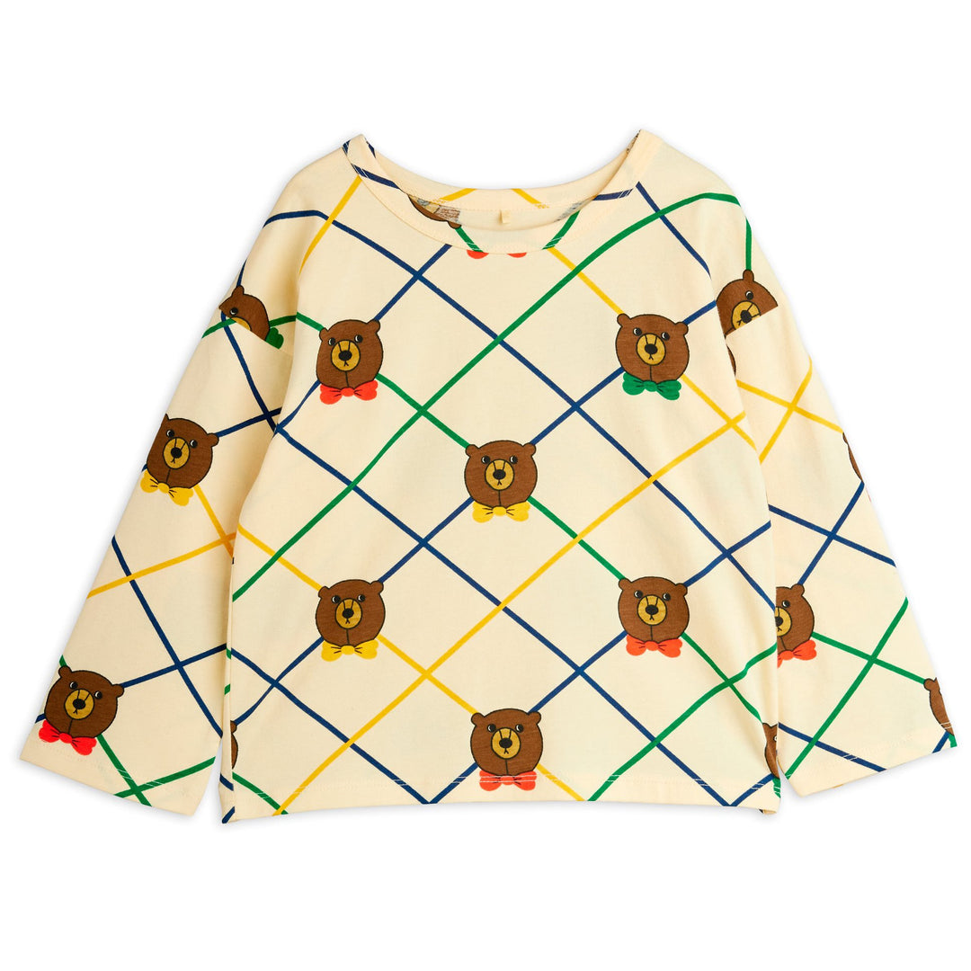 Bear Check Long Sleeve Tee by Mini Rodini - Petite Belle