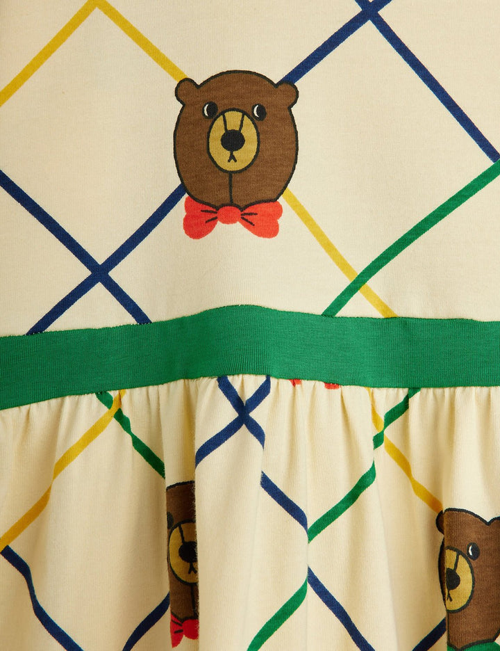 Bear Check Long Sleeves Dress by Mini Rodini - Petite Belle