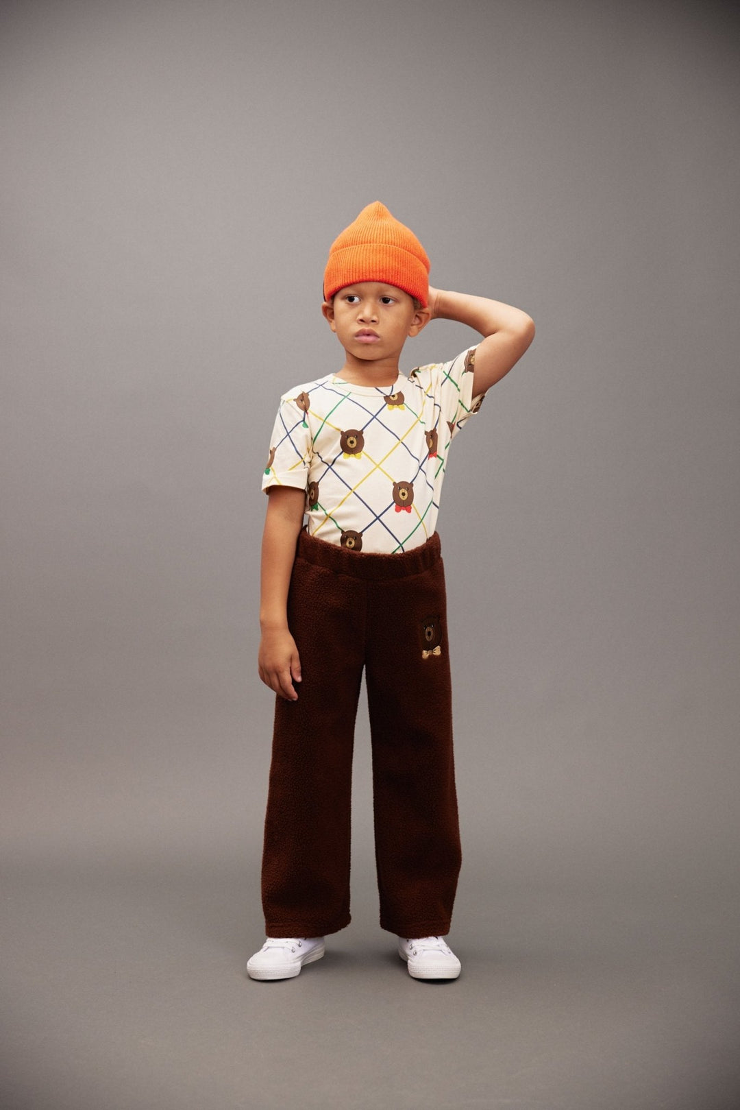 Bear Check Tee by Mini Rodini - Petite Belle