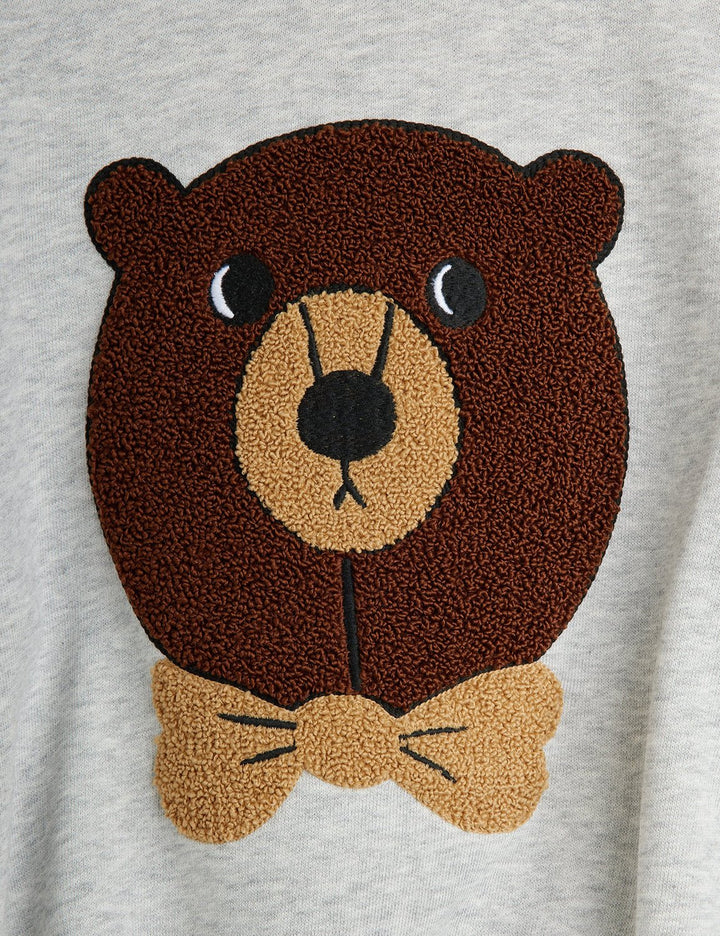 Bear Chenille Sweatshirt by Mini Rodini - Petite Belle
