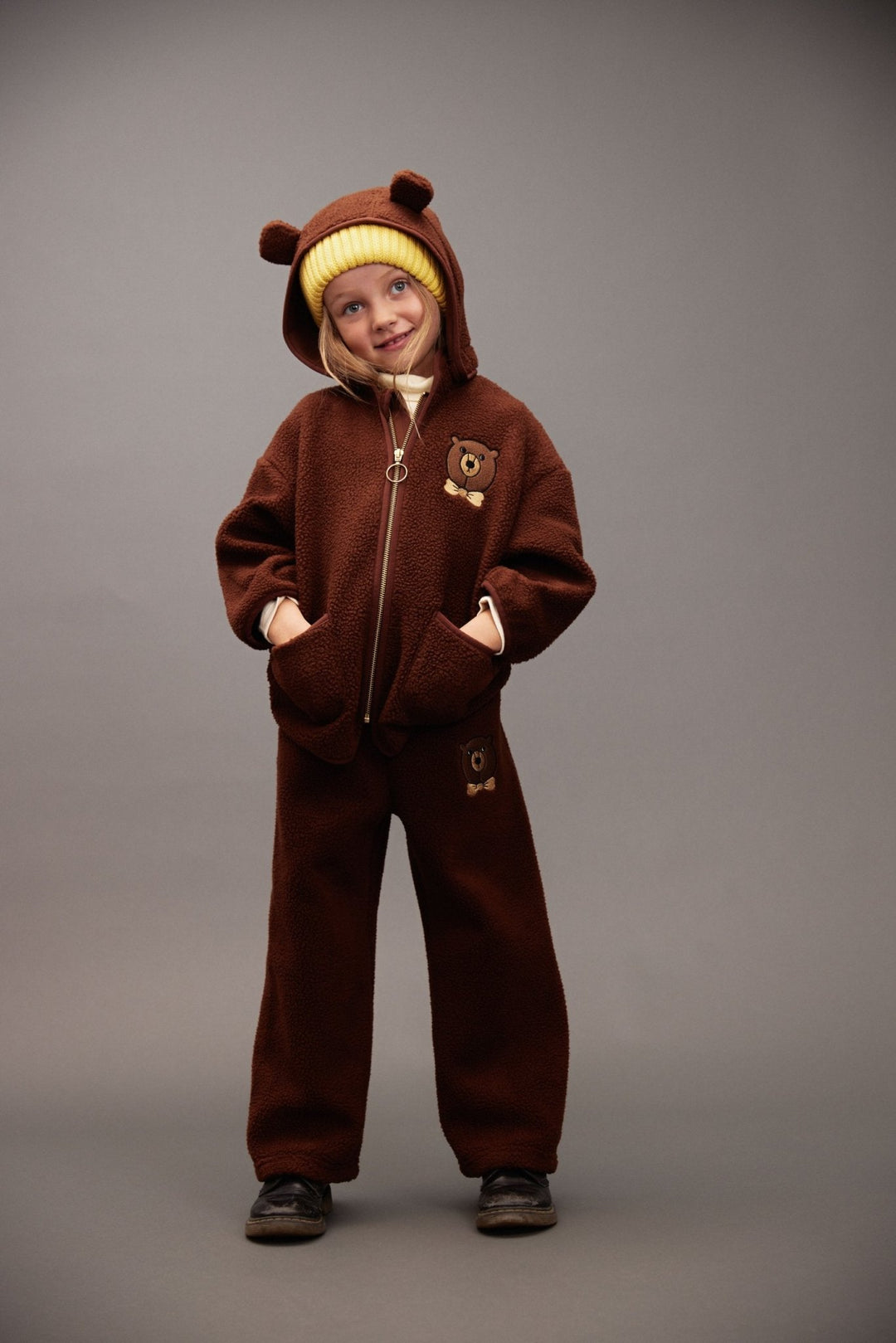 Bear Pile Trousers by Mini Rodini - Petite Belle