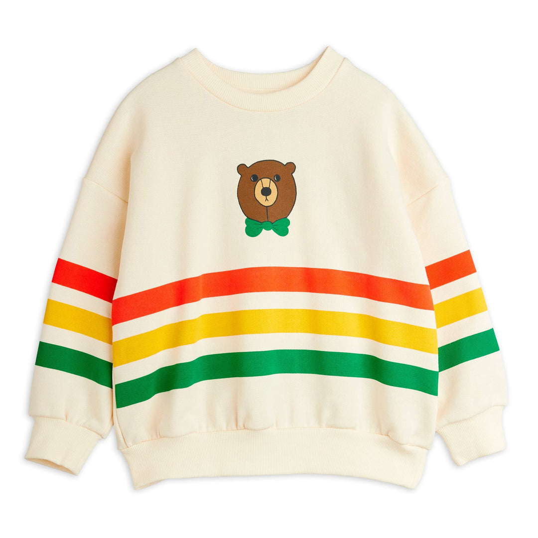 Bear Stripe Sweatshirt by Mini Rodini - Petite Belle