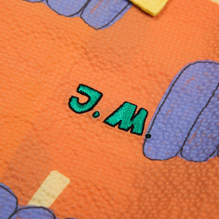 Bell Pepper Seersucker Shortsleeve Shirt by Jelly Mallow - Petite Belle