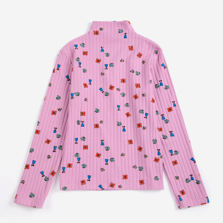 Blossom All Over Turtleneck Tee by Bobo Choses - Petite Belle