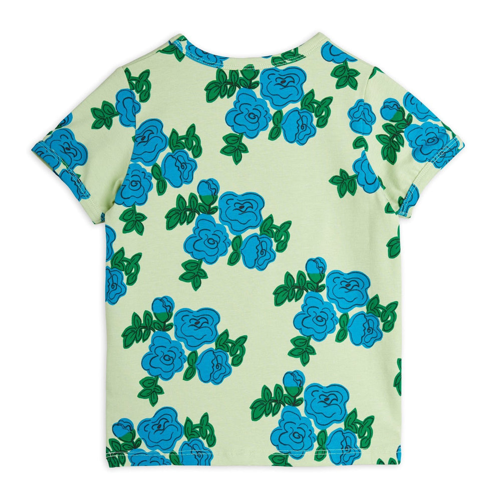 Blue Roses Tee by Mini Rodini - Petite Belle