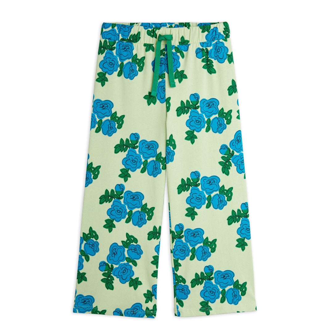 Blue Roses Trousers by Mini Rodini - Petite Belle