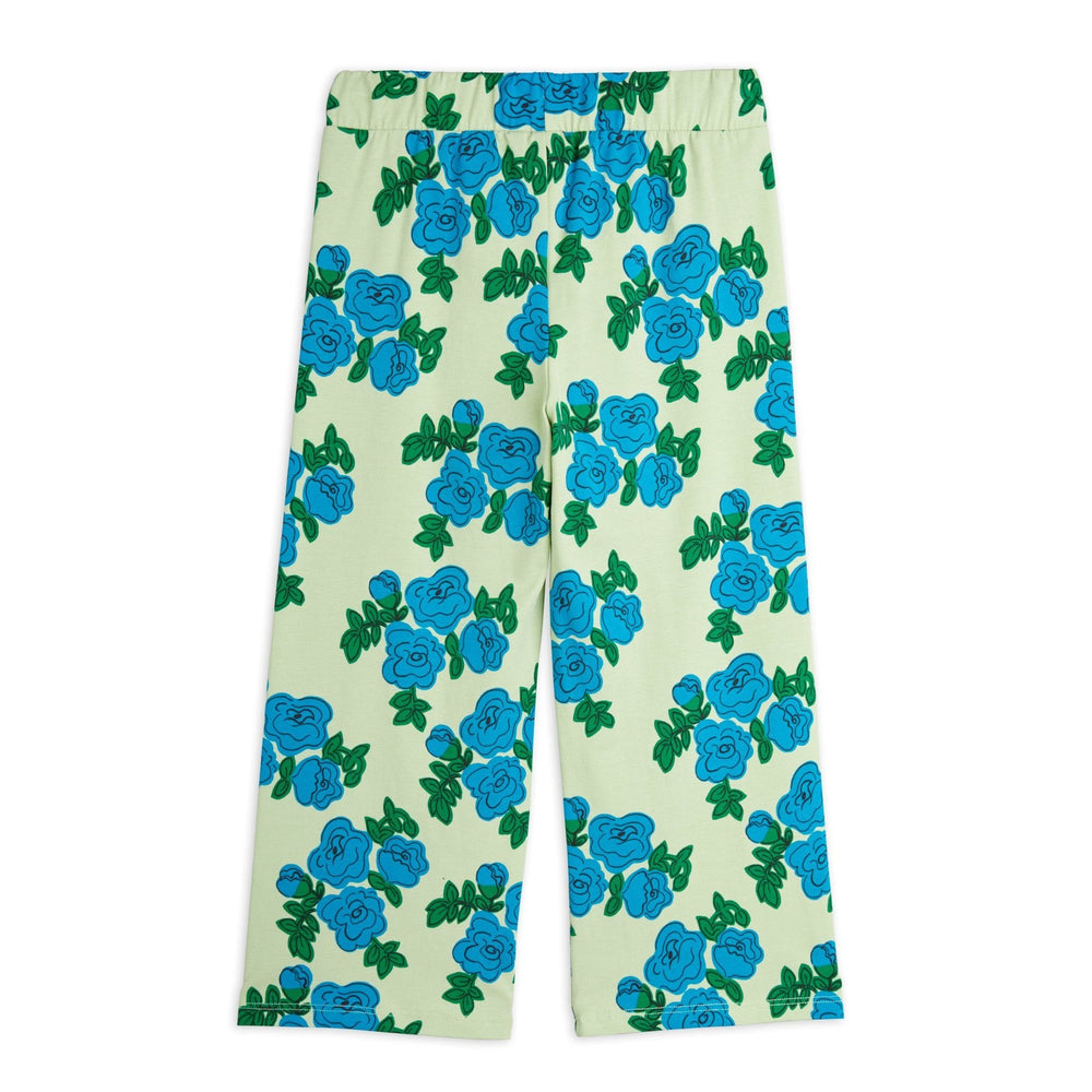 Blue Roses Trousers by Mini Rodini - Petite Belle