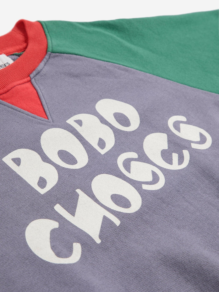 Bobo Choses Colour Block Raglan Sweatshirt by Bobo Choses - Petite Belle
