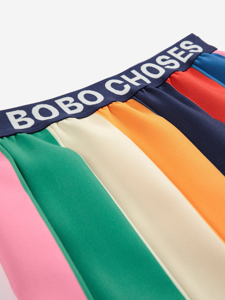 Bobo Colour Block Pleated Skirt by Bobo Choses - Petite Belle