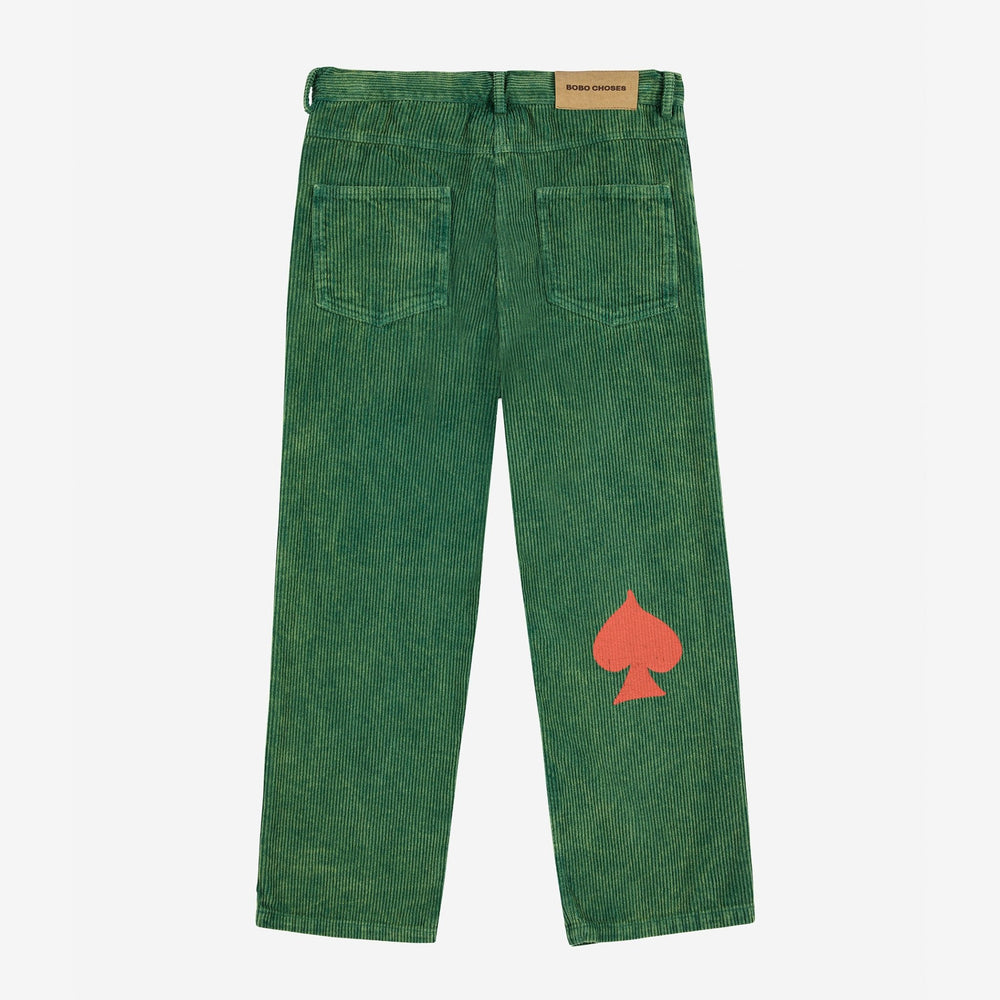 Bobo Joker Corduroy Straight Pants by Bobo Choses - Petite Belle