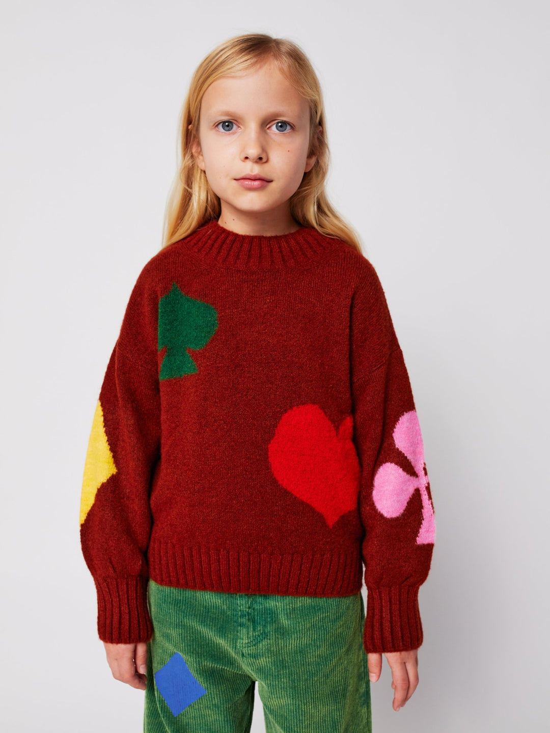 Bobo Joker Jacquard Turtleneck Jumper by Bobo Choses - Petite Belle