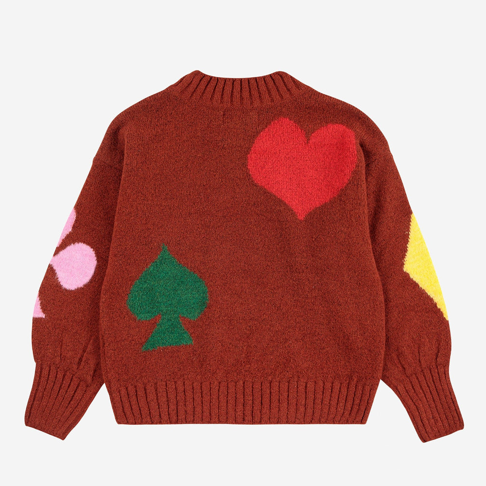 Bobo Joker Jacquard Turtleneck Jumper by Bobo Choses - Petite Belle