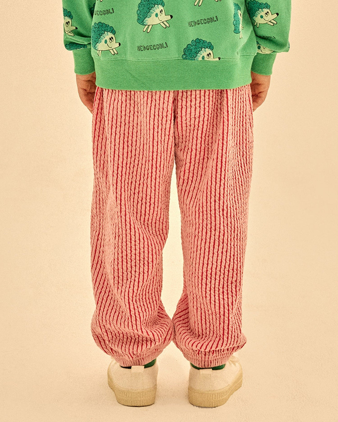 Broccoli Jacquard Aladdin Pants by Jelly Mallow - Petite Belle