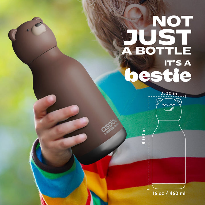 Brown Bear Bestie Bottle by Asobu - Petite Belle