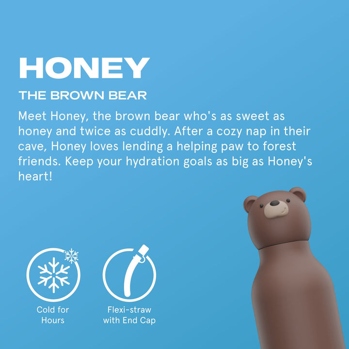 Brown Bear Bestie Bottle by Asobu - Petite Belle