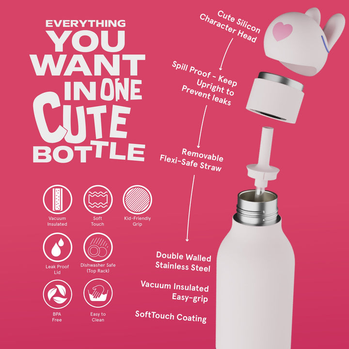 Bunny Bestie Bottle by Asobu - Petite Belle