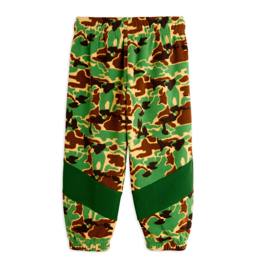 Camo Fleece Trousers by Mini Rodini - Petite Belle