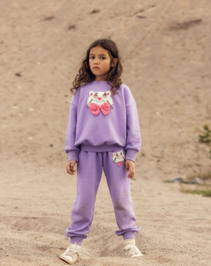 Cat Chenille Sweatpants by Mini Rodini - Petite Belle