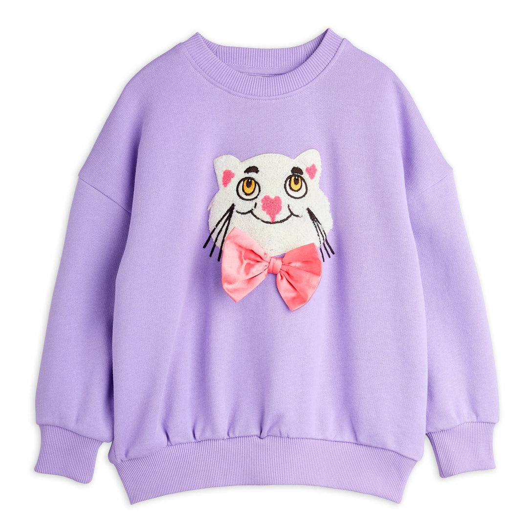 Cat Chenille Sweatshirt by Mini Rodini - Petite Belle