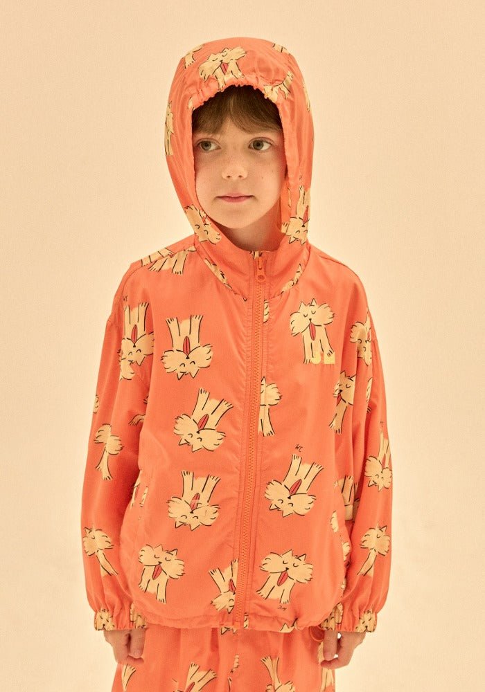 Cat Packable Windbreaker by Jelly Mallow - Petite Belle
