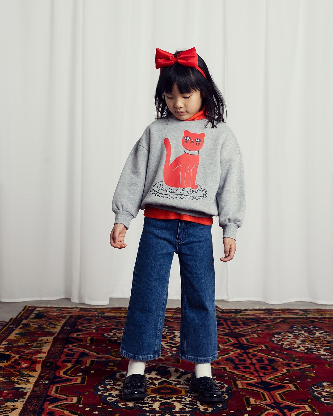 Cat Sweatshirt by Mini Rodini - Petite Belle