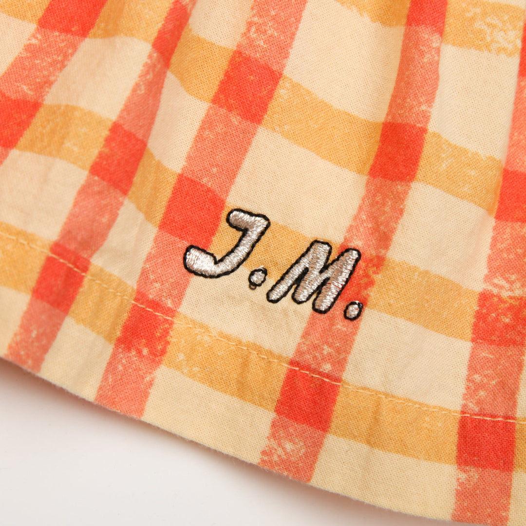 Checked Ribbon Sleeveless Blouse by Jelly Mallow - Petite Belle