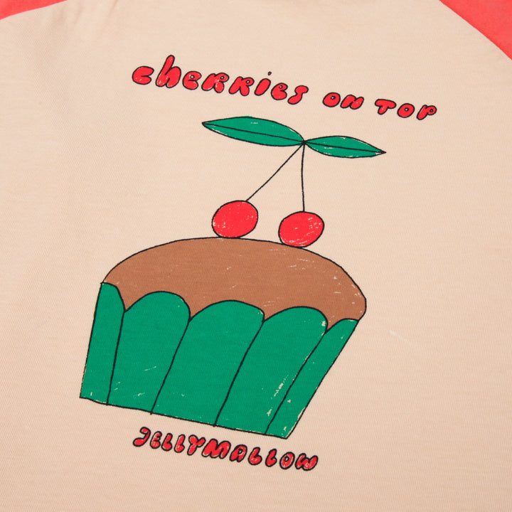 Cherry Cupcake Raglan Tee by Jelly Mallow - Petite Belle