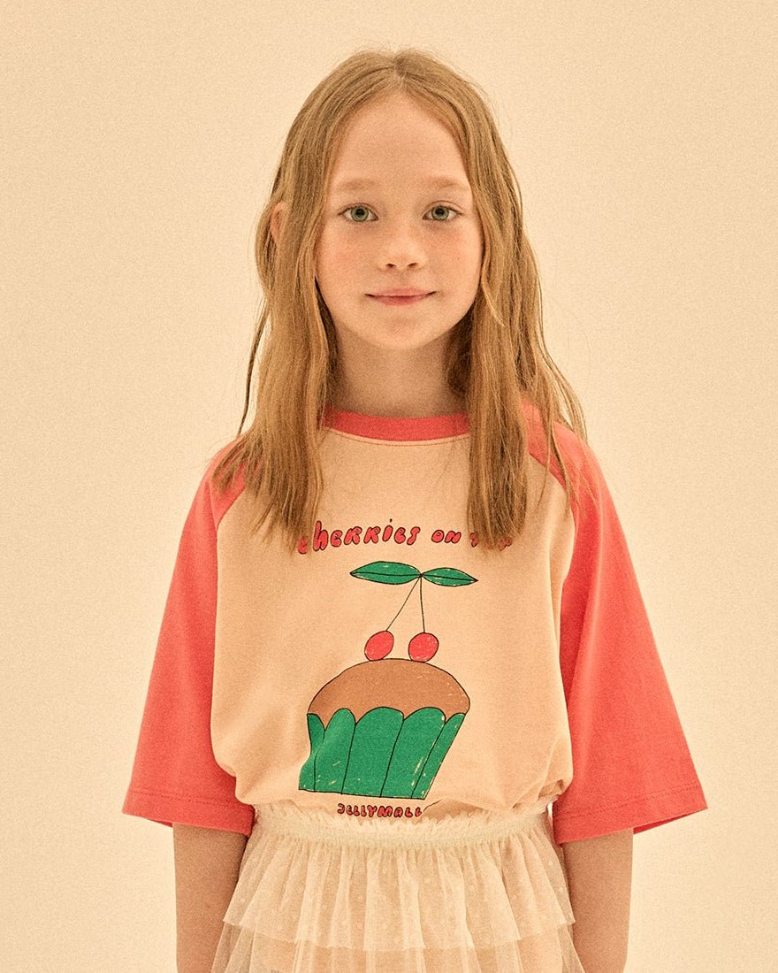 Cherry Cupcake Raglan Tee by Jelly Mallow - Petite Belle