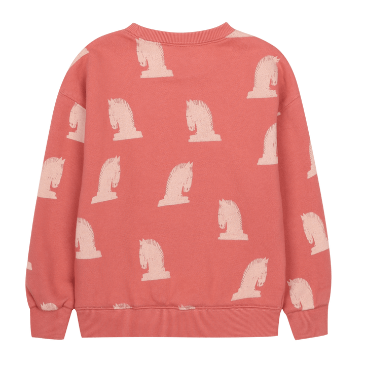 Chess Horse Pattern Sweatshirt by Jelly Mallow - Petite Belle