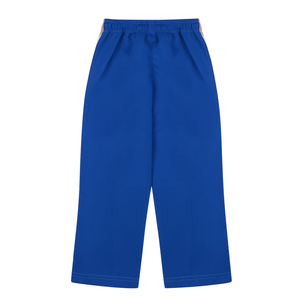 Chess Track Pants in Blue by Jelly Mallow - Petite Belle