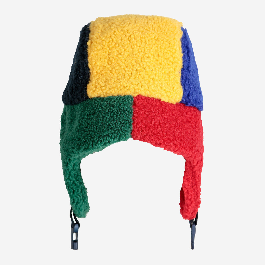 Color Block Sheepskin Chapka by Bobo Choses - Petite Belle