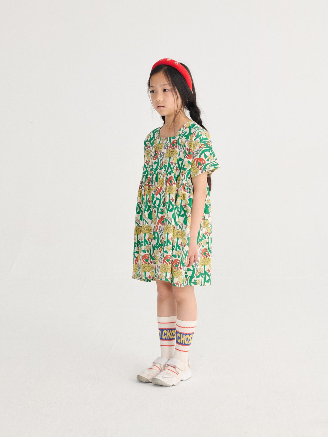 Colour Herbalist All Over Woven Dress by Bobo Choses - Petite Belle