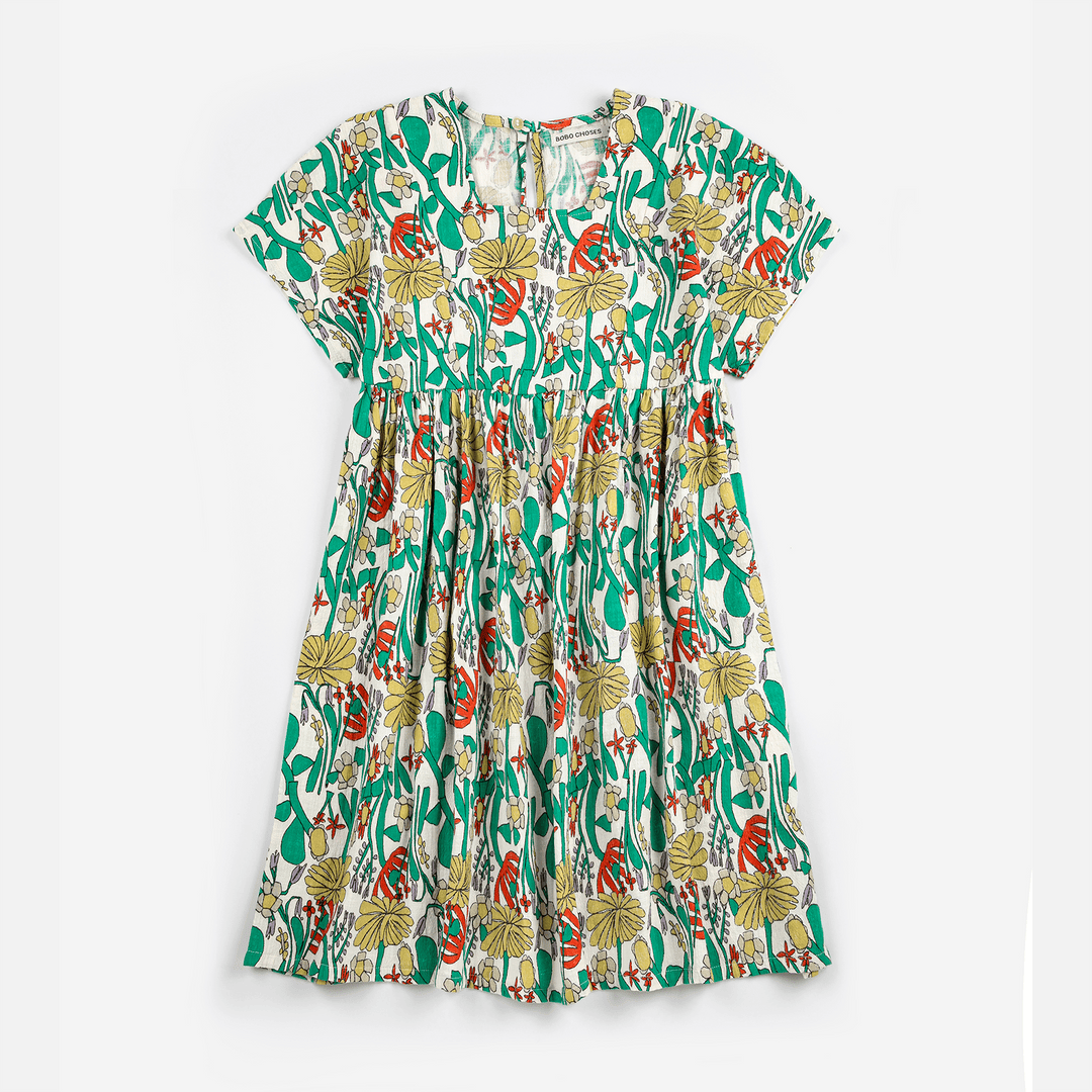 Colour Herbalist All Over Woven Dress by Bobo Choses - Petite Belle