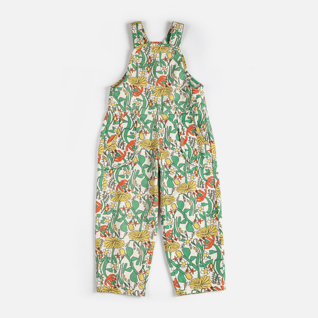 Colour Herbalist All Over Woven Dungaree by Bobo Choses - Petite Belle