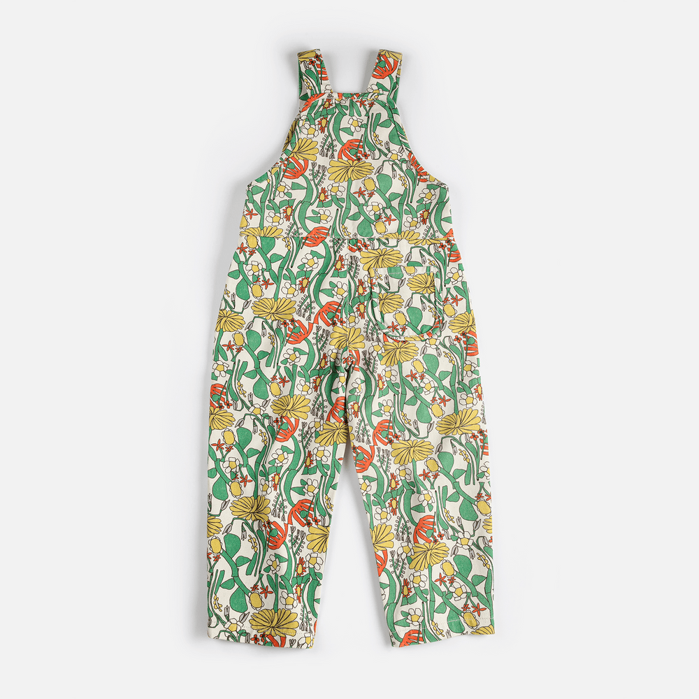 Colour Herbalist All Over Woven Dungaree by Bobo Choses - Petite Belle