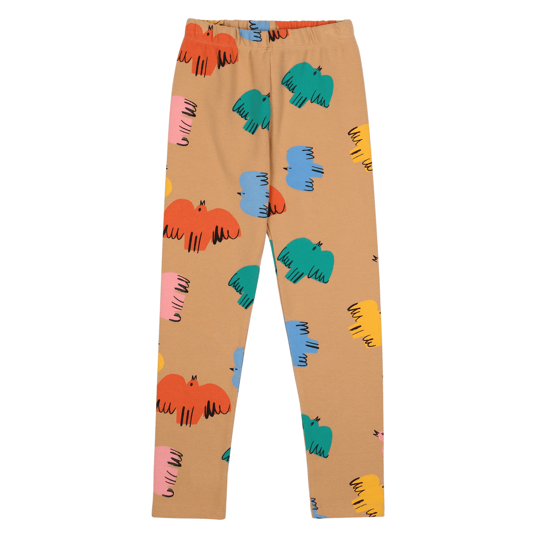 Colourful Bird Leggings by Jelly Mallow - Petite Belle