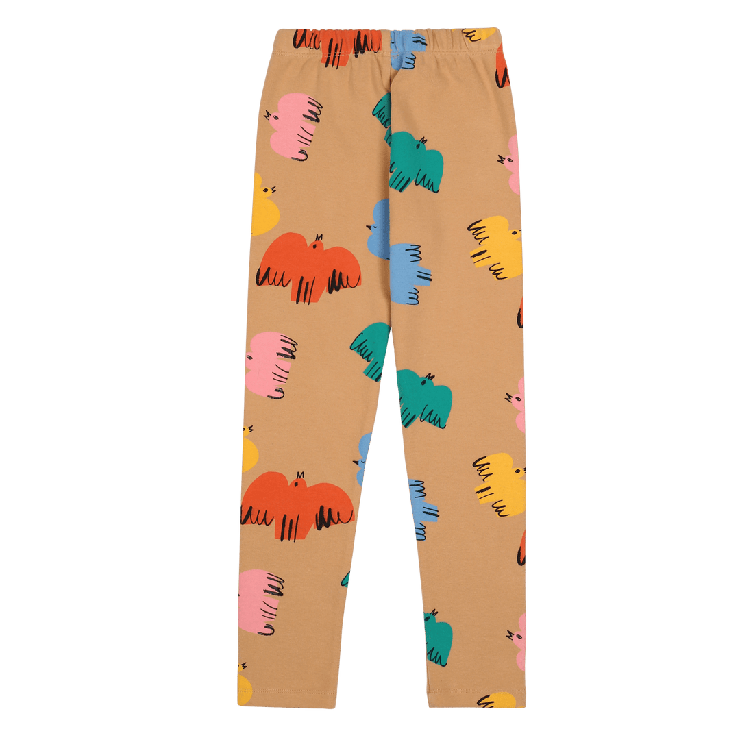 Colourful Bird Leggings by Jelly Mallow - Petite Belle