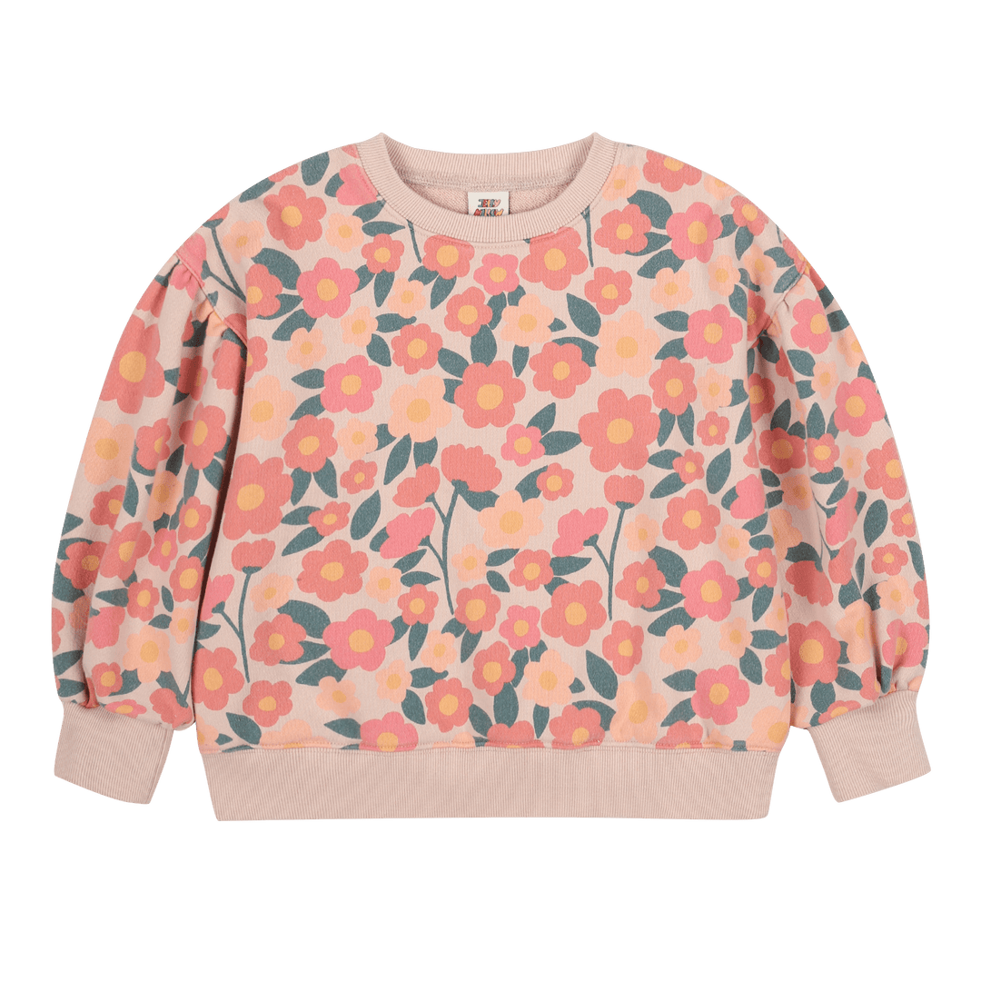 Coral Flower Sweatshirt by Jelly Mallow - Petite Belle