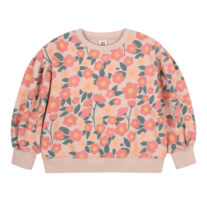 Coral Flower Sweatshirt by Jelly Mallow - Petite Belle