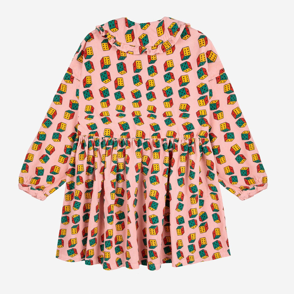 Dices All Over Corduroy Dress by Bobo Choses - Petite Belle