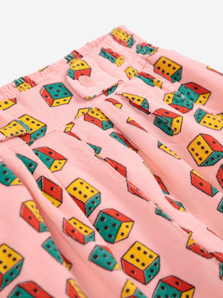 Dices All Over Corduroy Pants by Bobo Choses - Petite Belle