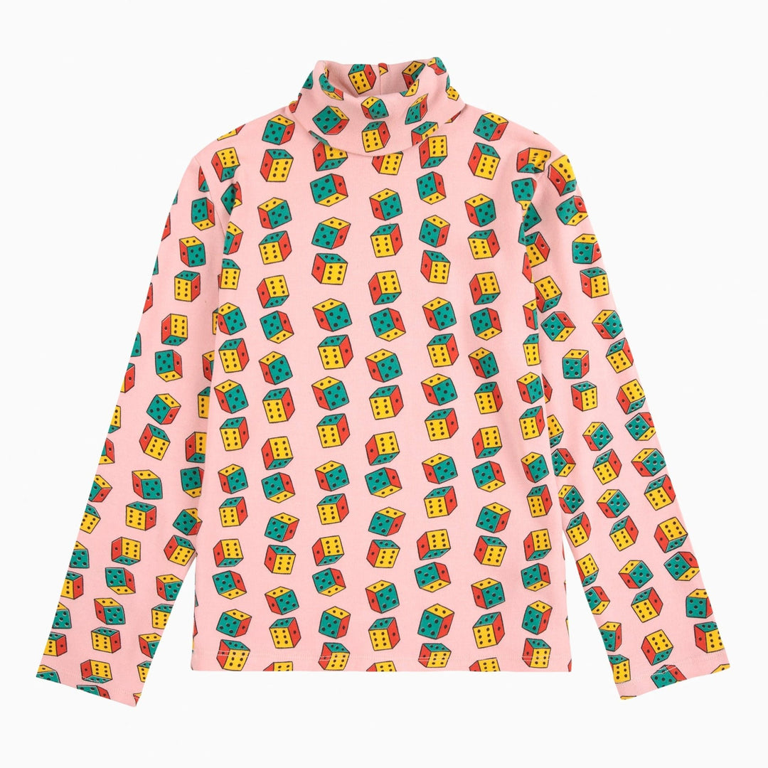 Dices All Over Turtleneck Tee by Bobo Choses - Petite Belle