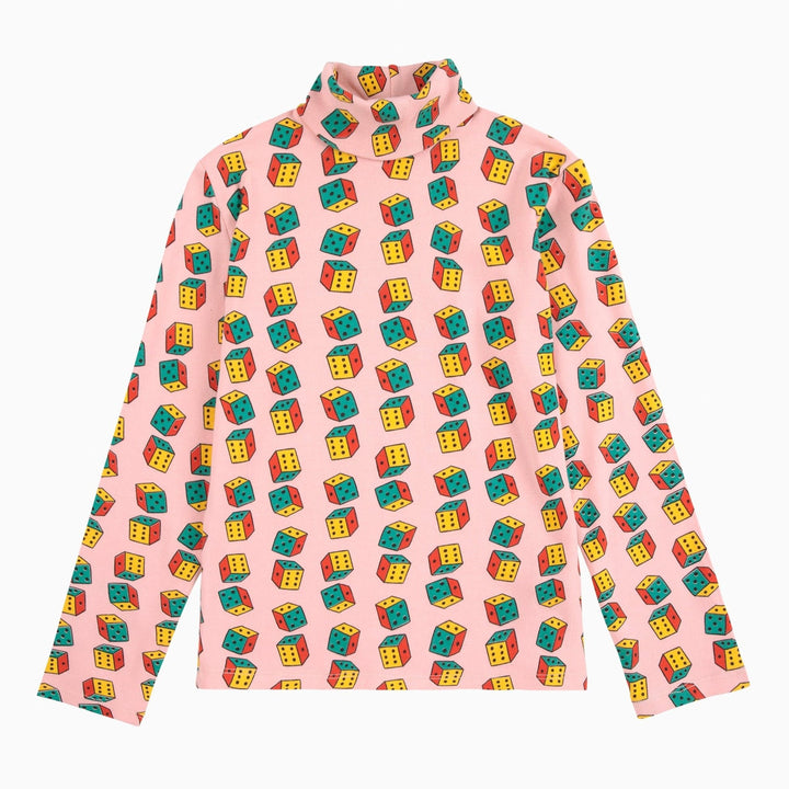 Dices All Over Turtleneck Tee by Bobo Choses - Petite Belle