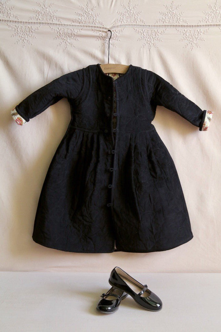 Dress Coat in Aline Print by Bonjour - Petite Belle
